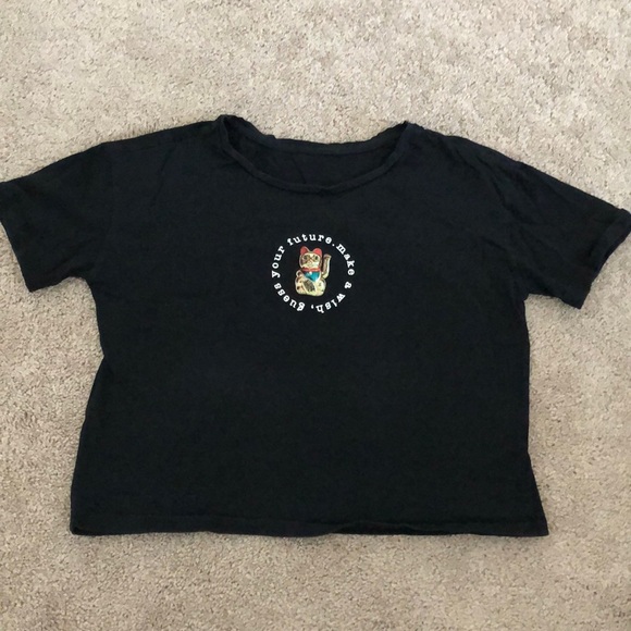 Zara lucky cat tee size S - Picture 1 of 2